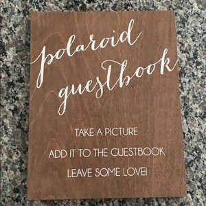 Guestbook sign